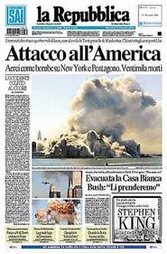 "Migliaia di morti": il ricordo dell'11 settembre 2001 nelle prime pagine dei giornali di tutto il mondo 9