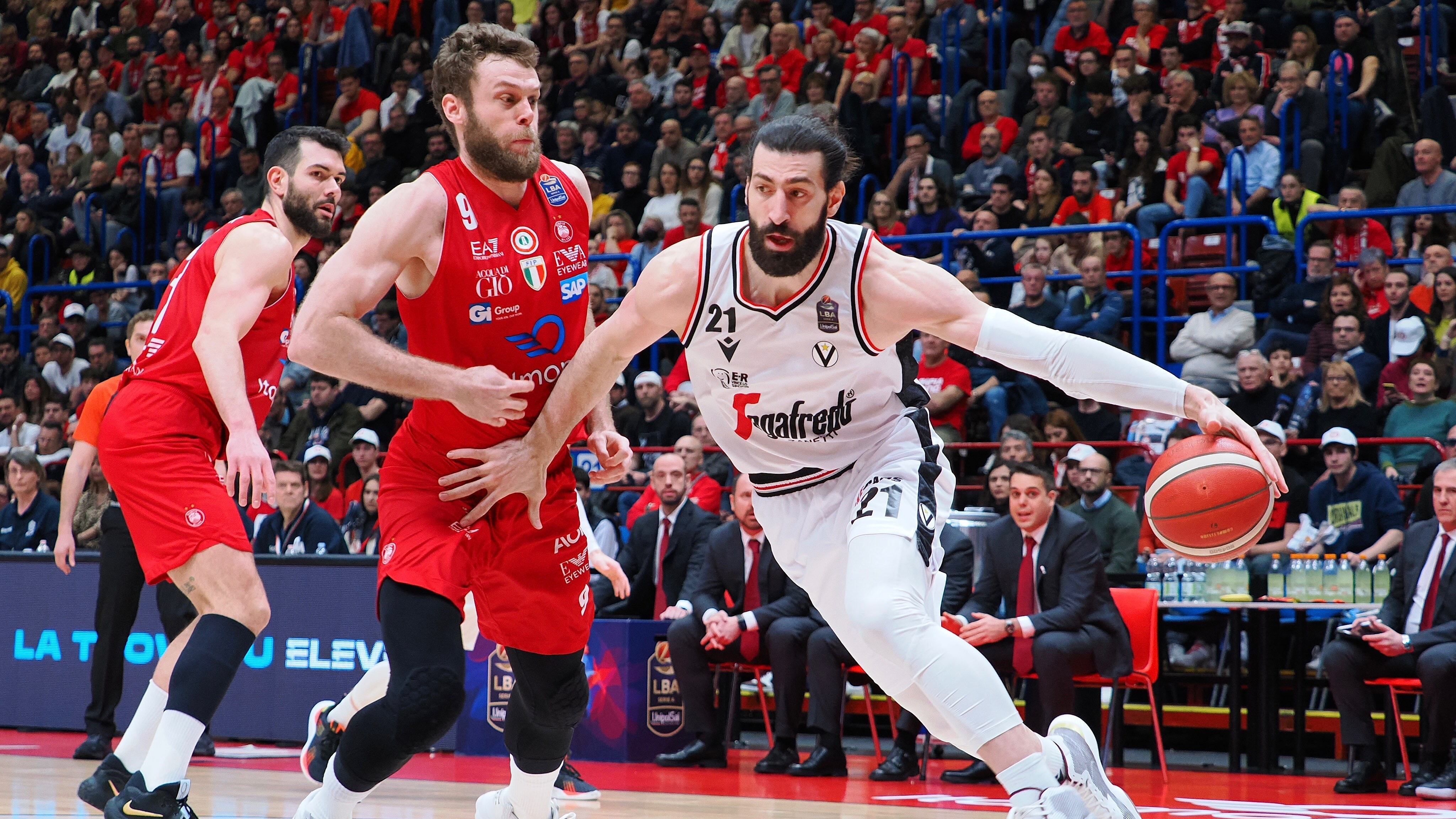 L'Olimpia Milano si porta 2-0 nella serie scudetto: sconfitta la Virtus Bologna 79-76
