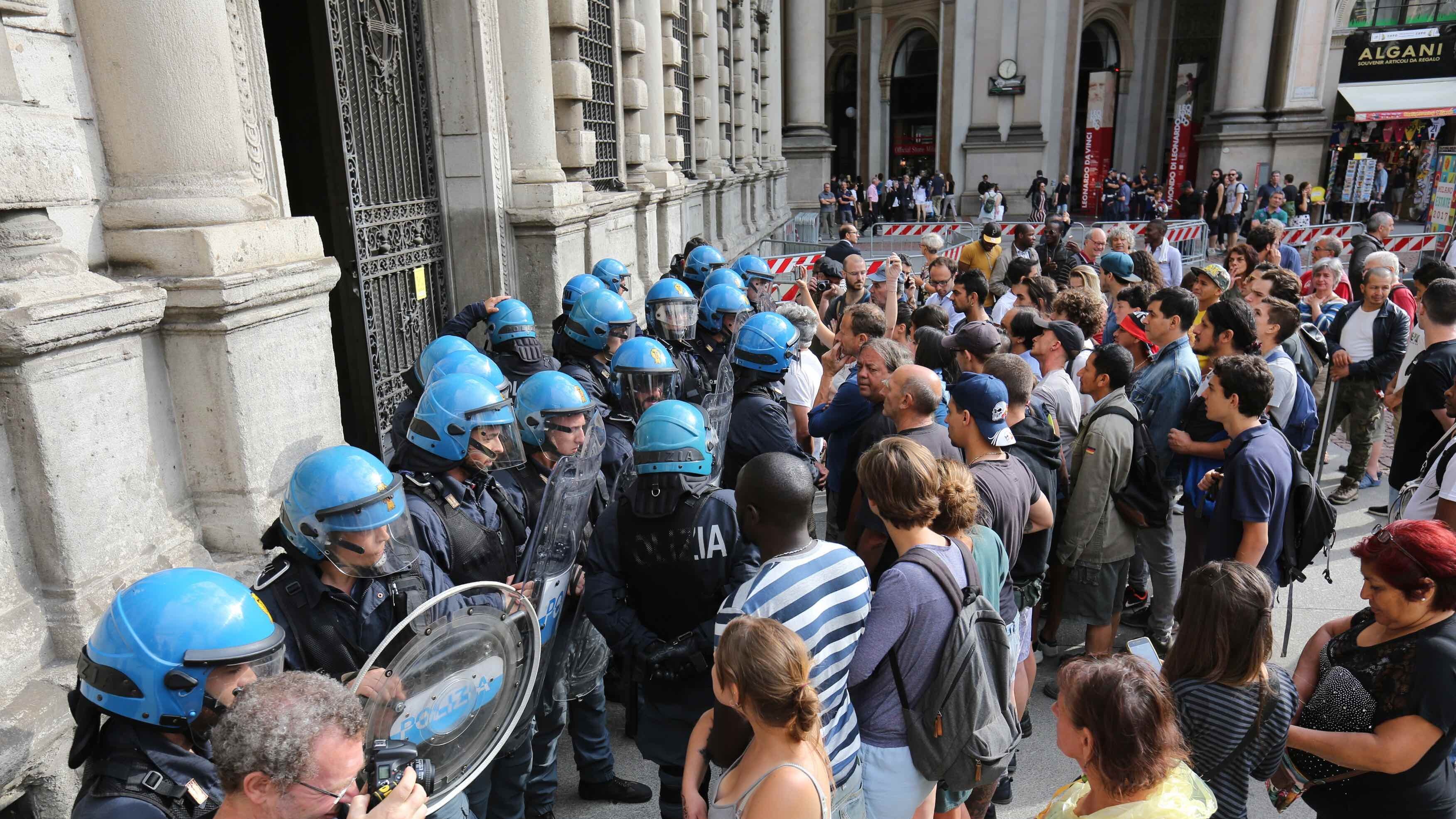 Otto indagati per il blitz di CasaPound