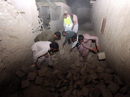 Iran, casa in macerie nel Belucistan