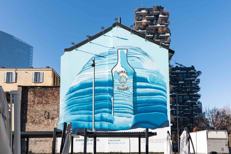 Gli street art più famosi reinterpretano il "blu" Bombay Sapphire 2