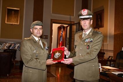 Il 183°Corso "Lealtà" celebra i 20 anni dall'ingresso in Accademia Militare 1