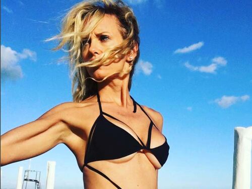 Justine Mattera, il costume è bollente