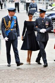 Meghan Markle e Kate Middleton al centenario del Raf 6