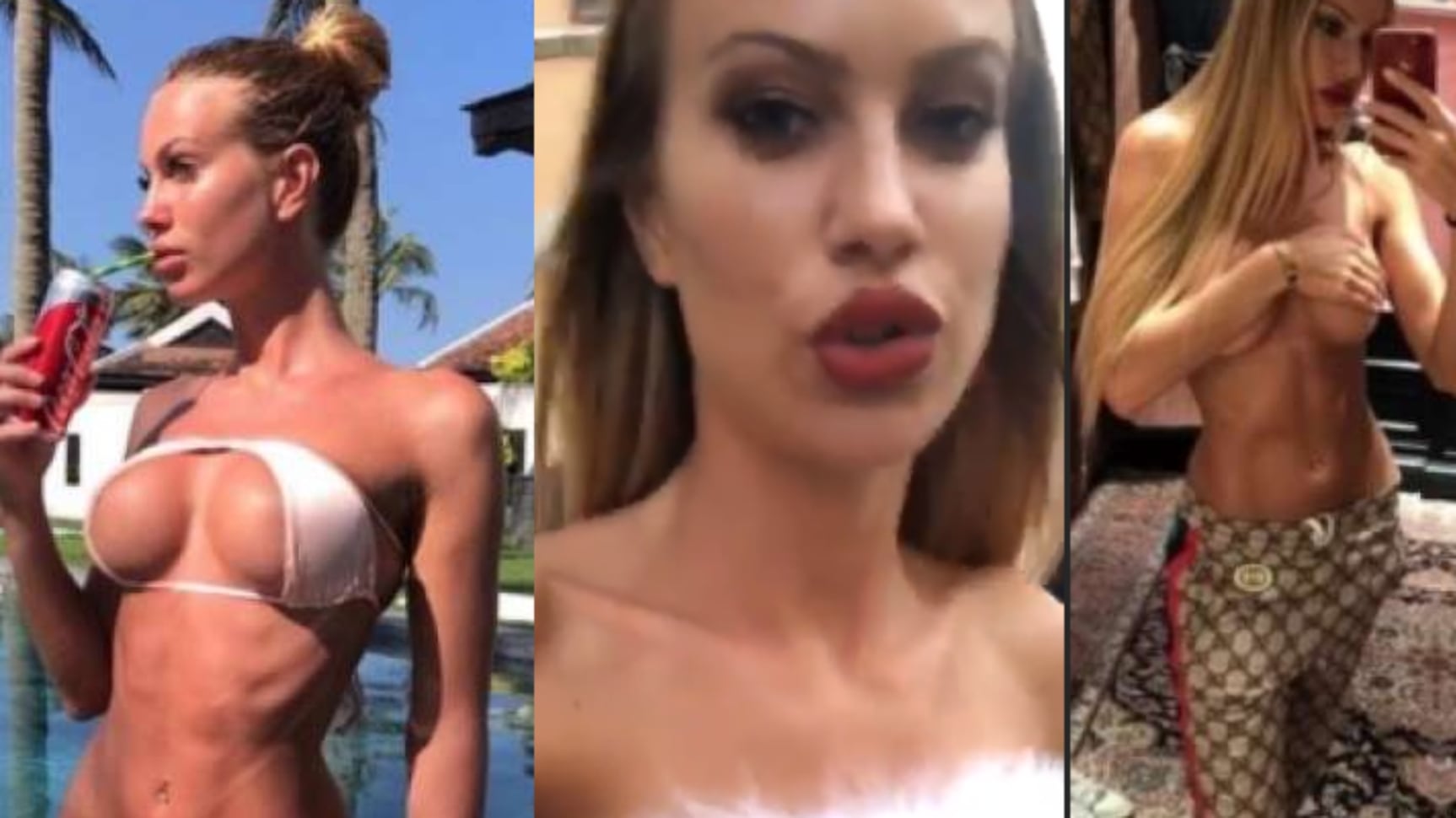 Taylor Mega fuori di seno durante lo shopping