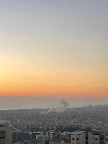 Il raid israeliano contro obiettivi di alto rango di Hezbollah a Beirut 1