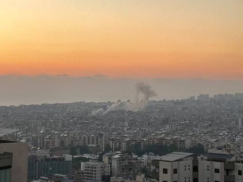 Il raid israeliano contro obiettivi di Hezbollah a Beirut