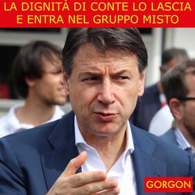 Ecco la satira del giorno. La dignità di Conte 1