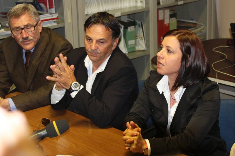 Piero Pulizzi con Piera Maggio