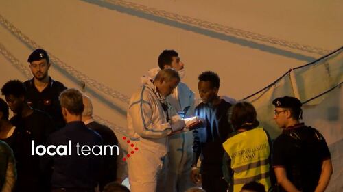 Lo sbarco dei minori dalla Diciotti 13