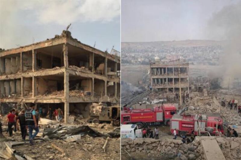 Attacco al quartier generale della polizia a Cizre, in Turchia