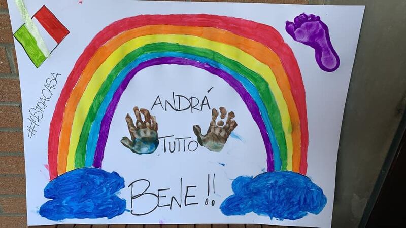 "Andrà tutto bene", il messaggio di speranza dei bimbi italiani 2