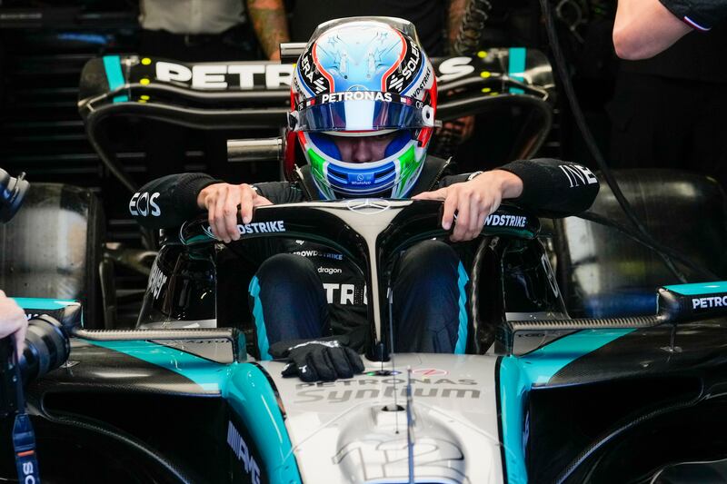 Andrea Kimi Antonelli al debutto in F1 con la Mercedes