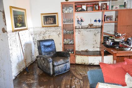 I danni dell'alluvione nella zona di Olbia 10