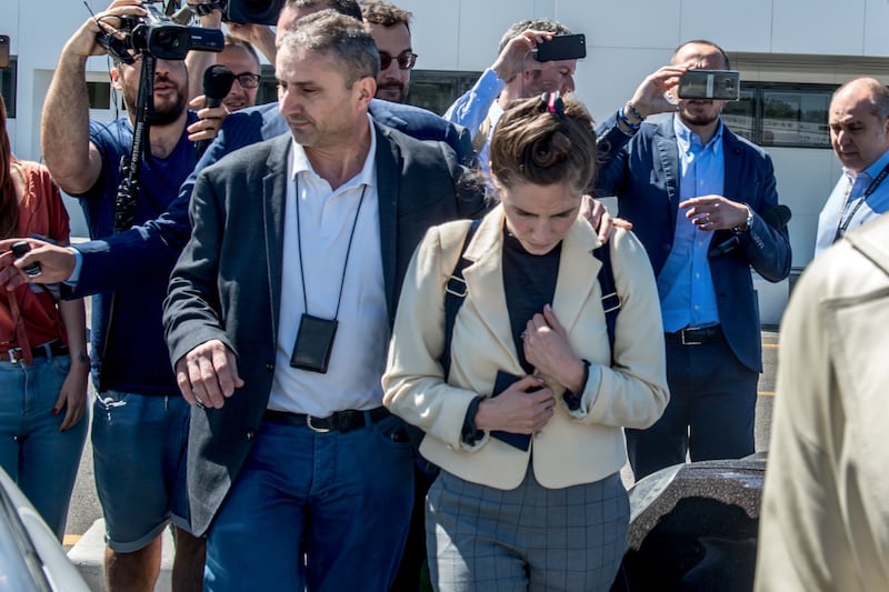 Amanda Knox atterra a Milano: il ritorno in Italia 8