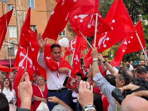 Pisa, il sindaco Michele Conti (centrodestra) vince ancora