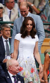 William e Kate in tribuna alla finale di Wimbledon 3
