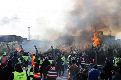 Manifestazione in Francia