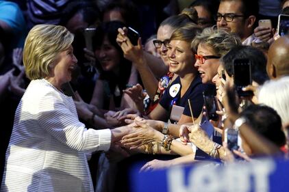 Hillary Clinton festeggia a Brooklyn 3