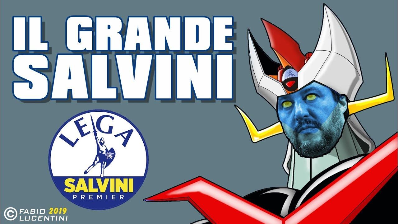 "MaZinga" non è un'invenzione della sinistra: il super robot era già stato ingaggiato dalla Lega
