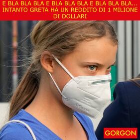 Ecco la satira del giorno. Quanto valgono i "bla bla" di Greta 1