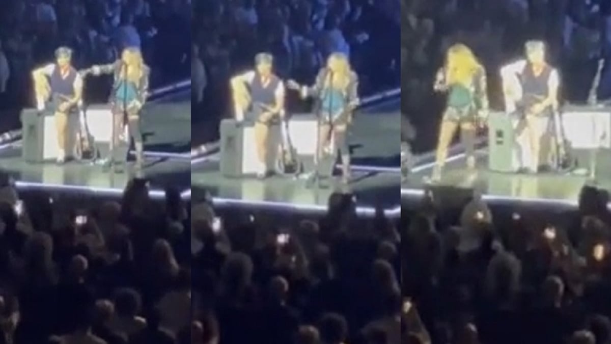 La gaffe di Madonna al concerto: sgrida un fan che rimane seduto, ma era in sedia a rotelle
