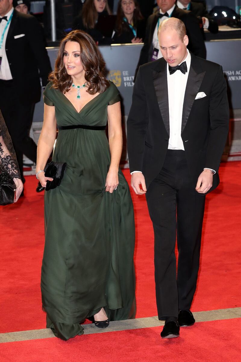 Kate Middleton incinta ai Bafta 2018 7