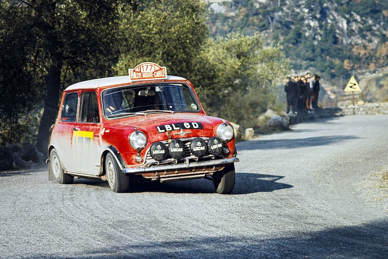 La Mini Cooper S vincitrice del Rally di Montecarlo 1967