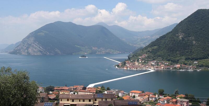 "The floating piers", la passerella di Christo 4