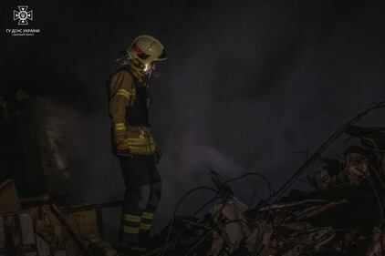 Le conseguenze dell'attacco missilistico russo nel Donetsk 6