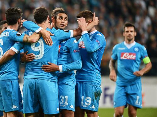 Il Napoli batte la Fiorentina 2-1