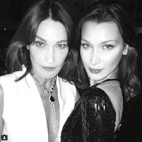 Carla Bruni e Bella Hadid 1