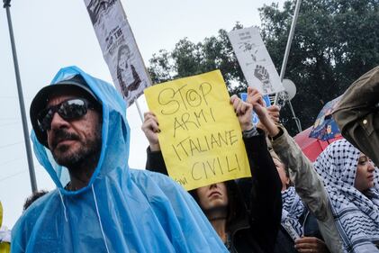 Manifestazione per la palestina di Roma 4