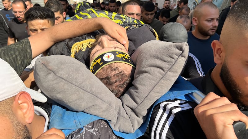 I funerali delle vittime palestinesi a Jenin 11