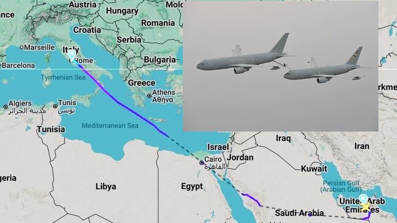 Da Roma a Riyad, gli strani movimenti di un aereo militare italiano: cosa sappiamo
