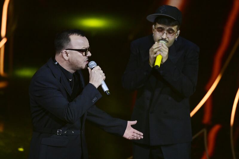 Sanremo 2024: ecco il look della quarta serata del Festival di Geolier 3