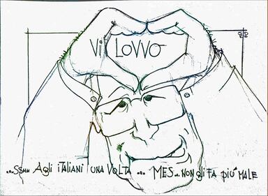 La vignetta del giorno: Monti che ama il Mes 1