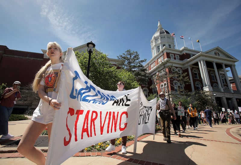 Manifestazione pro Palestina Usa 6