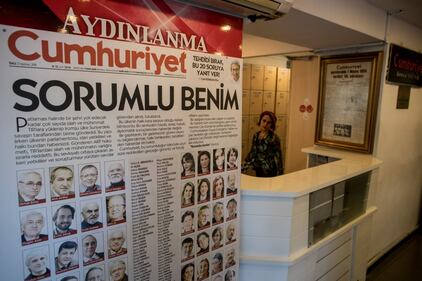 Nella redazione del Cumhuriyet si fa ancora giornalismo 14