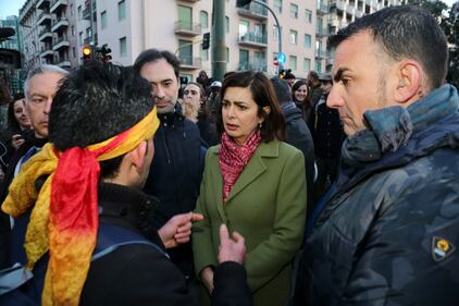 La Boldrini al corteo antirazzista di Milano 10