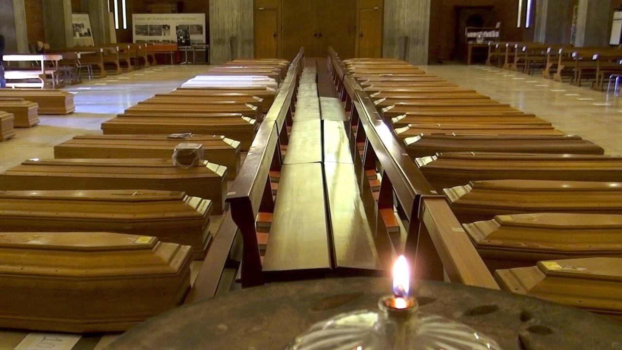 Le bare nella chiesa di Seriate 4