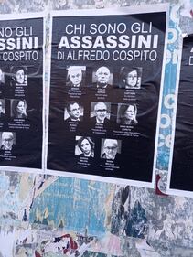 Scritte anarchiche a La Sapienza: "Alfredo Libero" 6