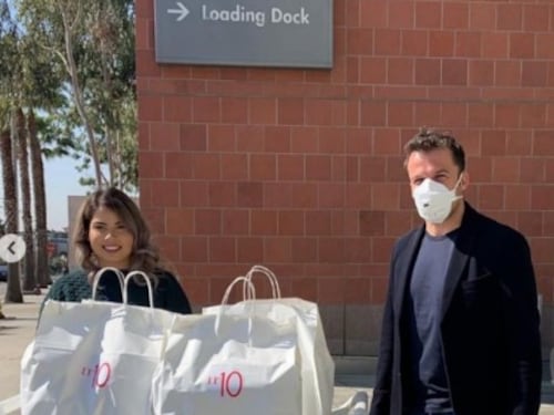Alessandro Del Piero e la moglie regalano pasti ai bisognosi
