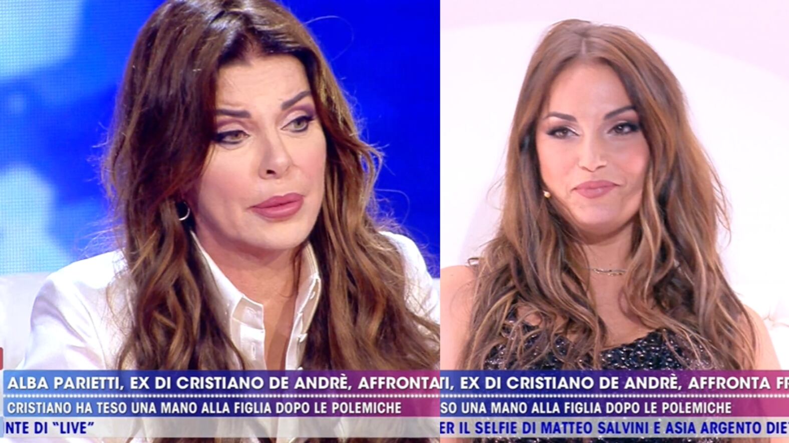 Scintille fra Francesca De André e Alba Parietti