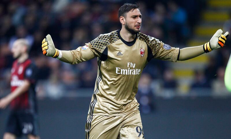 Milan Roma Donnarumma 2017