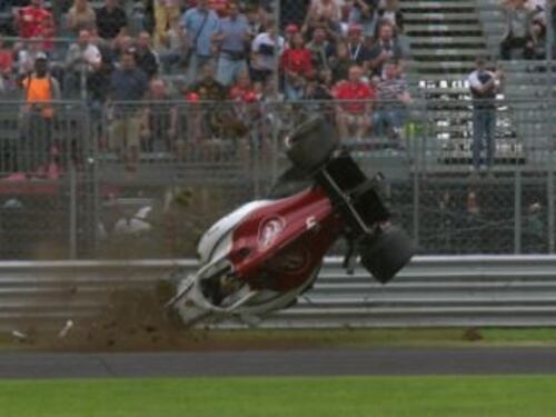 Formula Uno, schianto incredibile di Ericsson a Monza. Pilota illeso