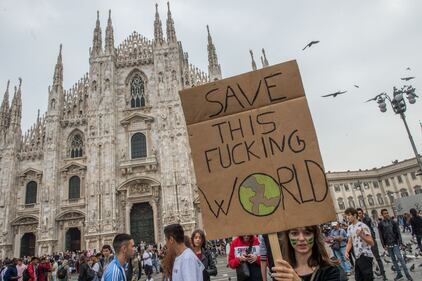 Fridays for future a Milano: la protesta degli studenti 5