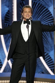 Brad Pitt e Jennifer Aniston ai Golden Globes 2020: foto 8