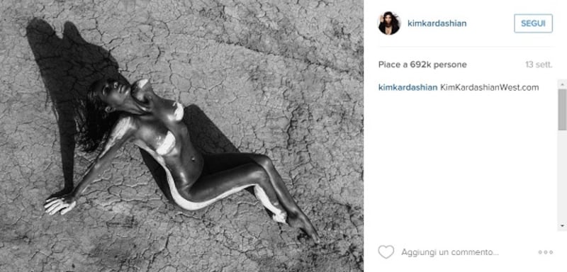 Kim Kardashian nuda su Instagram: foto 10