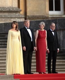 Melania Trump nel Regno Unito 2